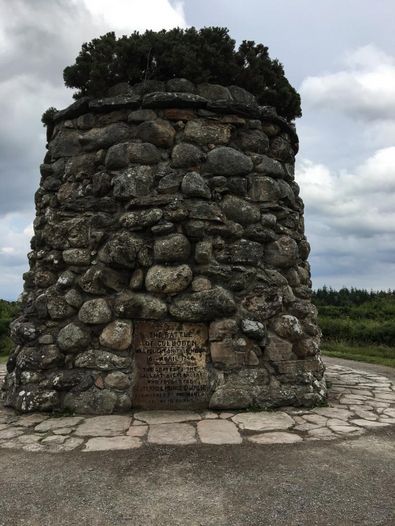 Steinturm auf Culloden Battlefield