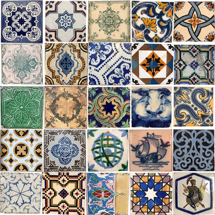 Azulejos Wandfliesen in Lissabon